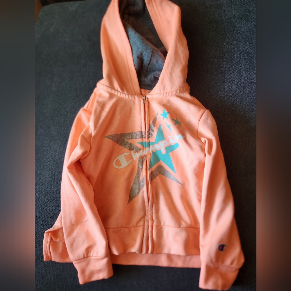 Champion 3T orange girls jacket